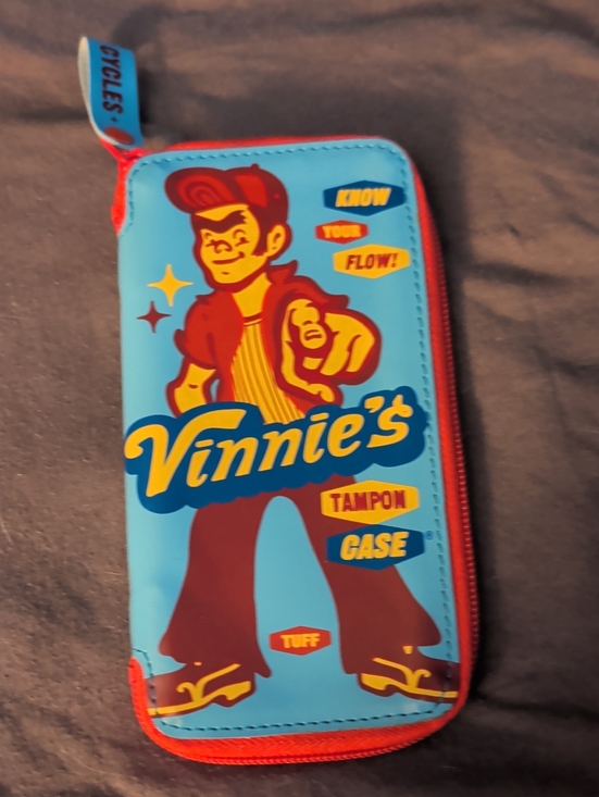 Blue Q Handbags - Blue Q Vinnie's Retro Tampon Case with Monthly Chart New Funny